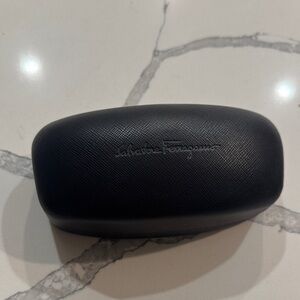 Brand New Salvatore Ferragamo Textured Black Sunglasses Case